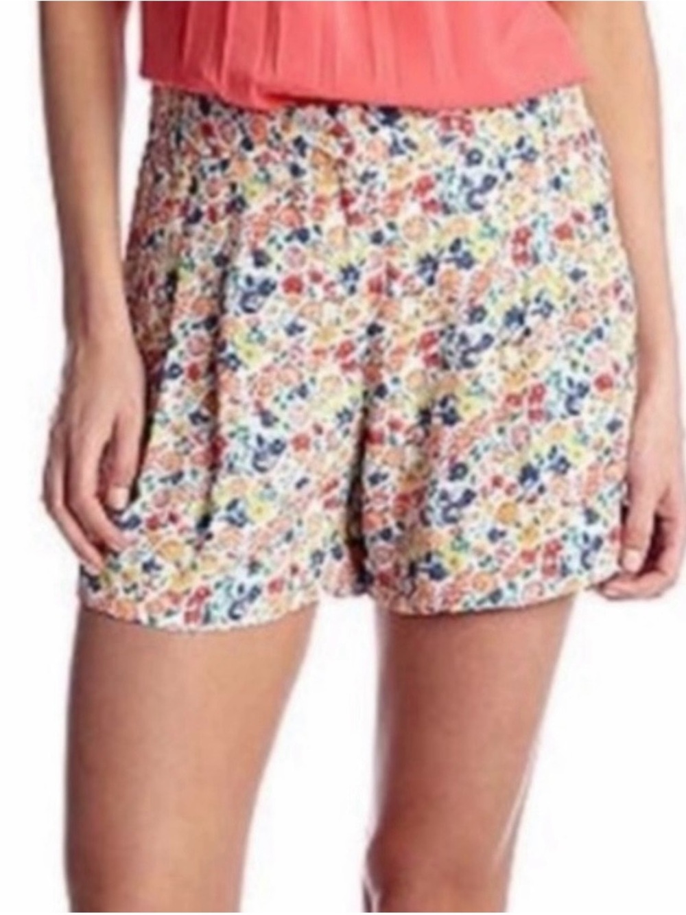 NWT FRENCH CONNECTION MARILYN FLORAL DRESS SHORTS SIZE 10